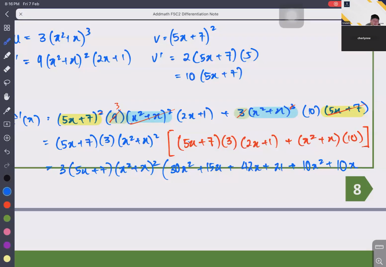 Additional Mathematics tuition class